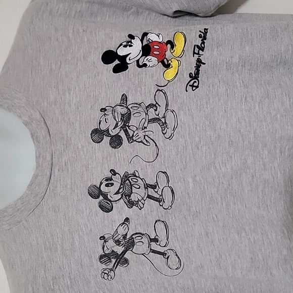 Disney Florida Mickey Mouse Graphic T Shirt Cartoon Embroidered Men's Size L - Picture 3 of 7